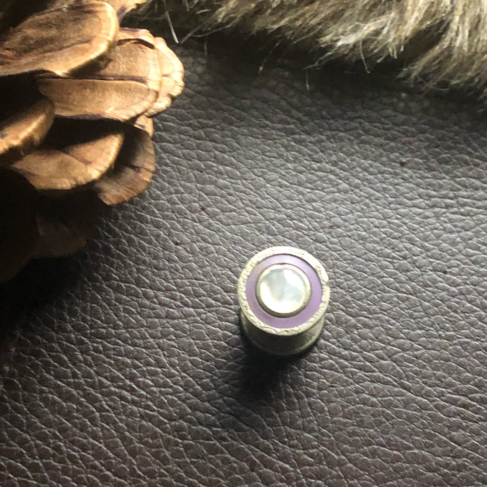 Antique 1920s snap button suit uniform cuff link